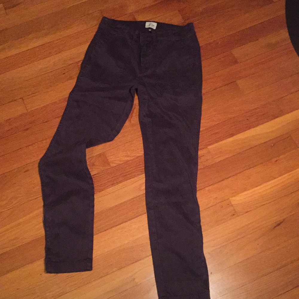 J Crew black/dark grey slacks. New w tag